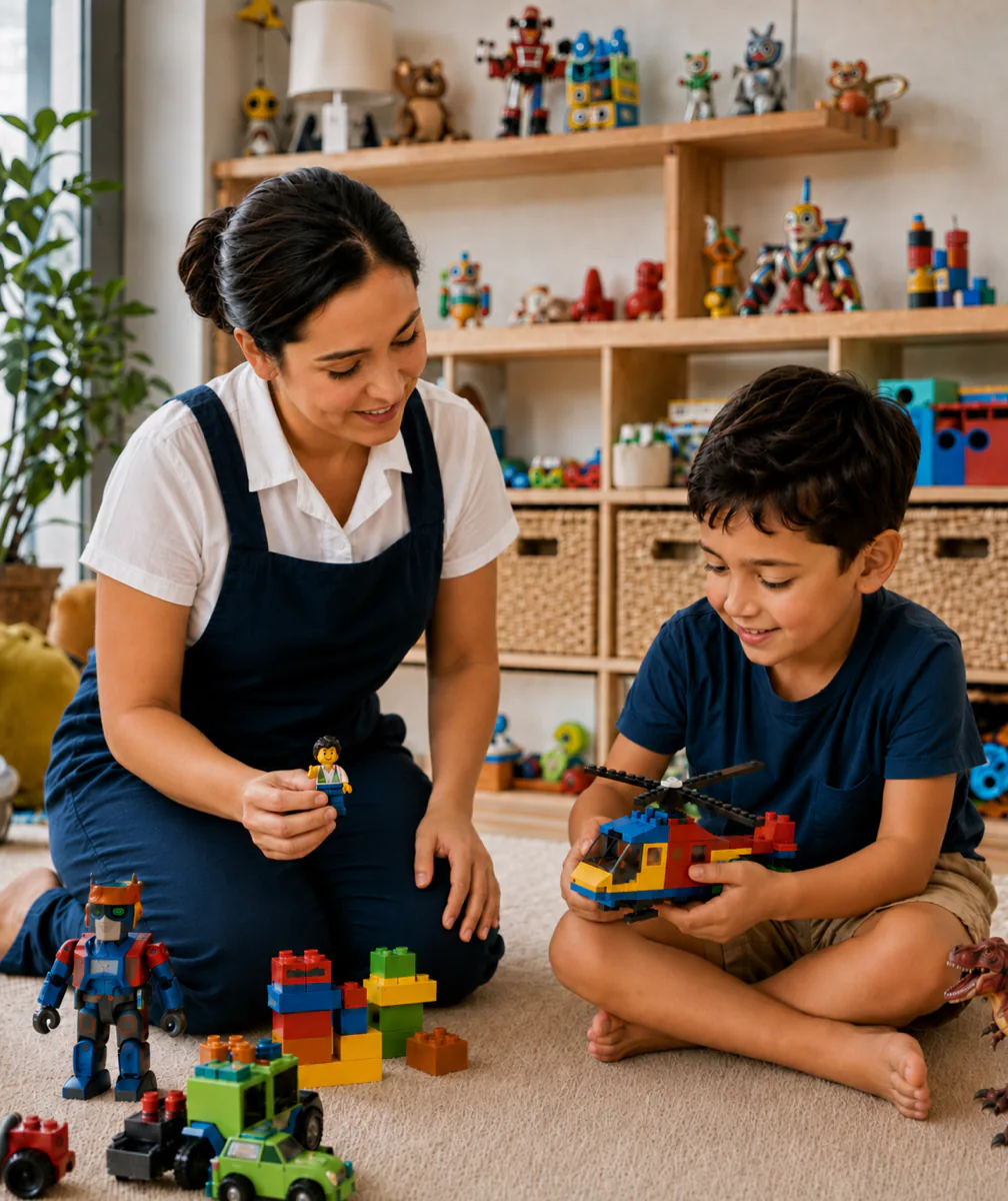 Detalhe do curso Babá Brinquedista em residência de alto padrão